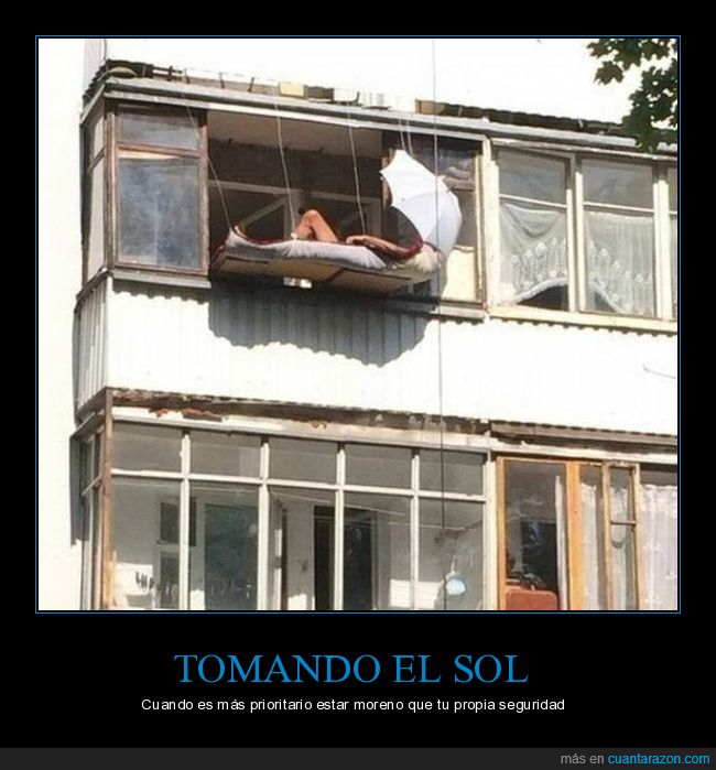 tomando el sol,ventana,wtf