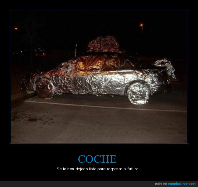 coche,papel de aluminio,trolling