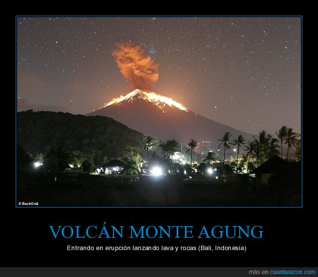 volcán,monte agung,erupción