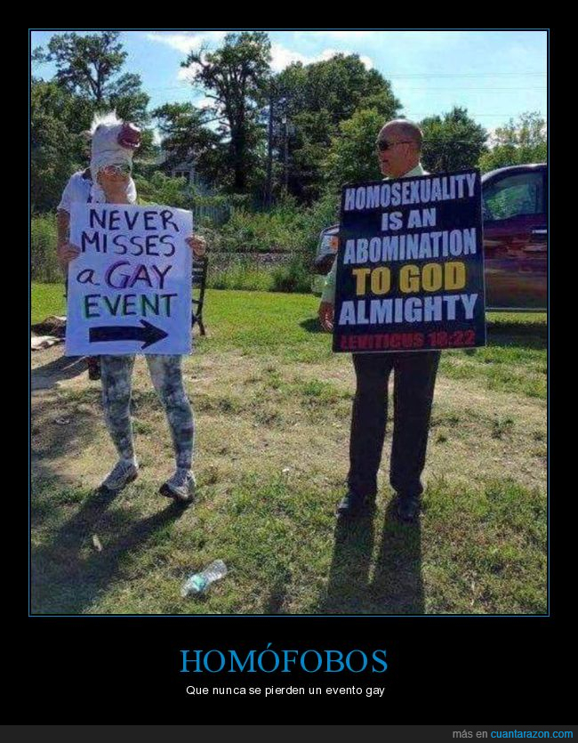 homófobo,pancarta,evento,gay