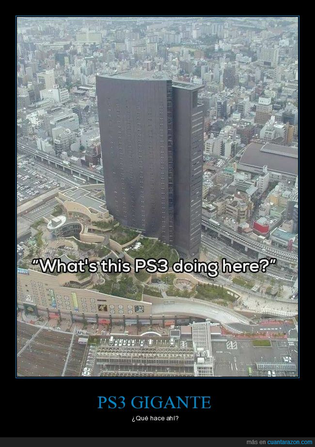 playstation,ps3,edificio,wtf,parecidos