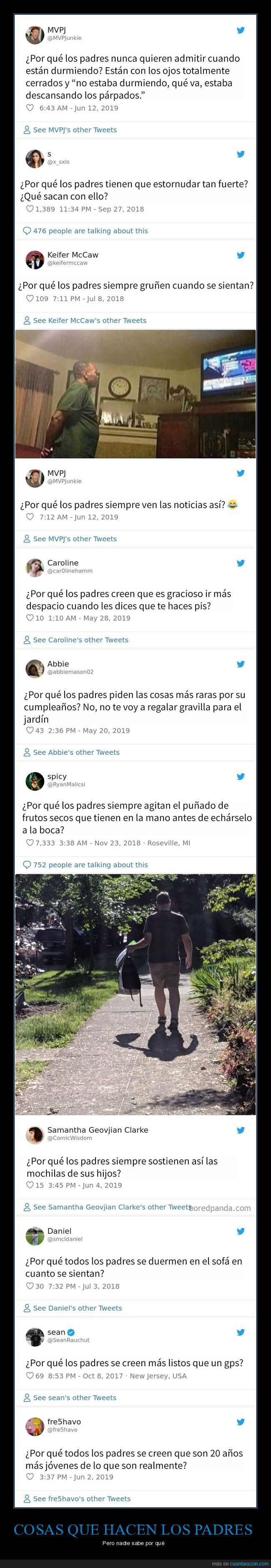 padres,cosas que hacen