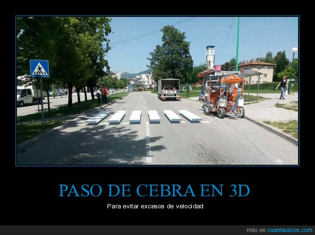 paso de cebra,3d,velocidad