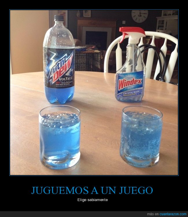 mountain dew,limpiacristales,azul,vasos