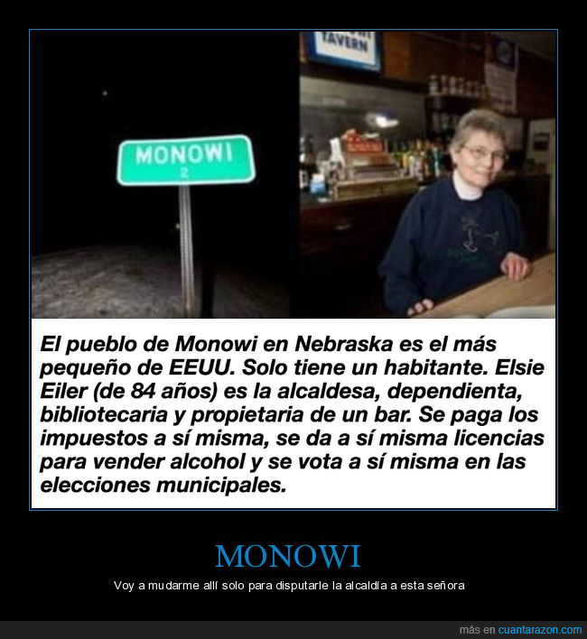 monowi,pueblo,eeuu,elsie eiler,curiosidades