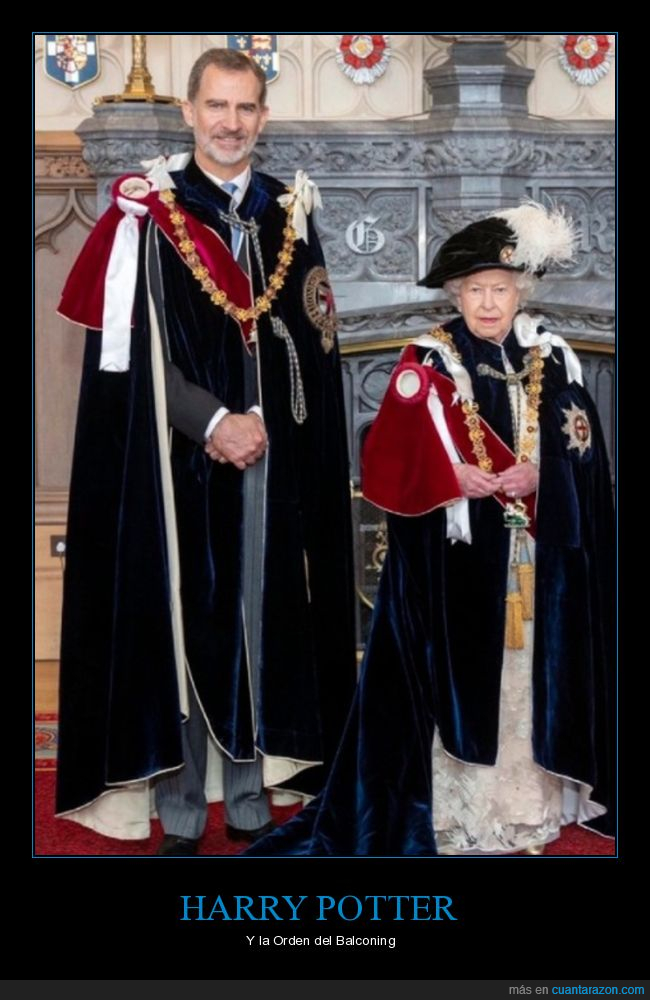 rey,isabel ii,harry potter,balconing