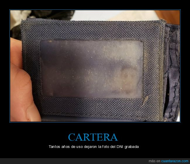 cartera,uso,foto,dni,grabada