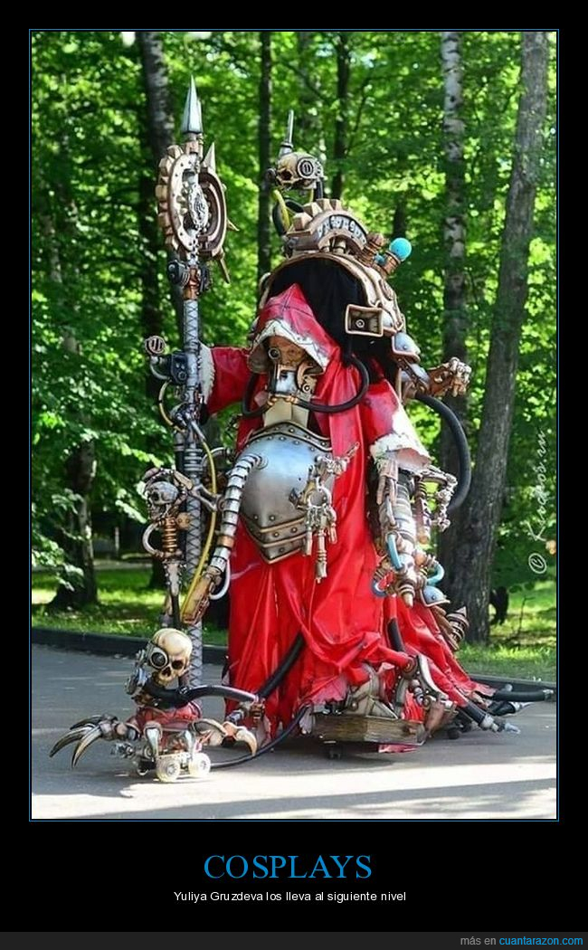 cosplay,warhammer 40000,belisarius cawl,yuliya gruzdeva