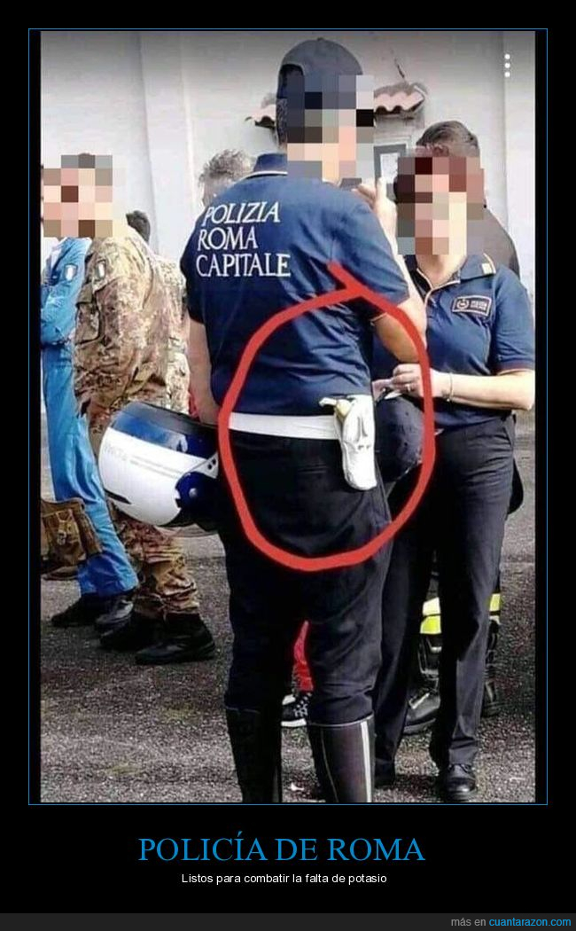 policía,plátano,wtf