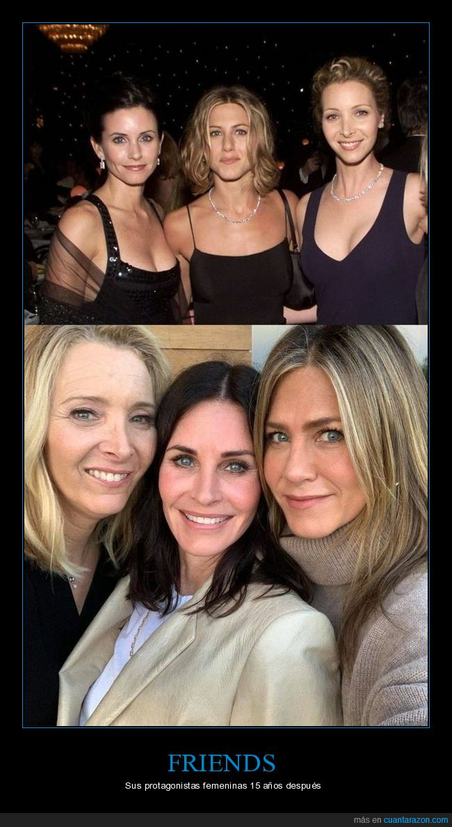 friends,antes,ahora