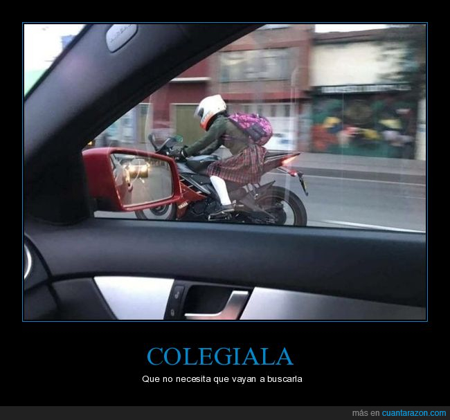 colegiala,moto,wtf