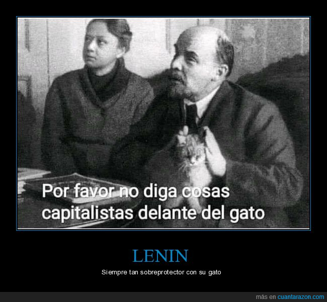 lenin,capitalismo,gato