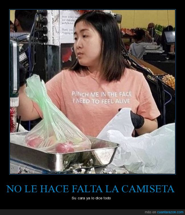 camiseta,pegar,cara,sentirse,viva