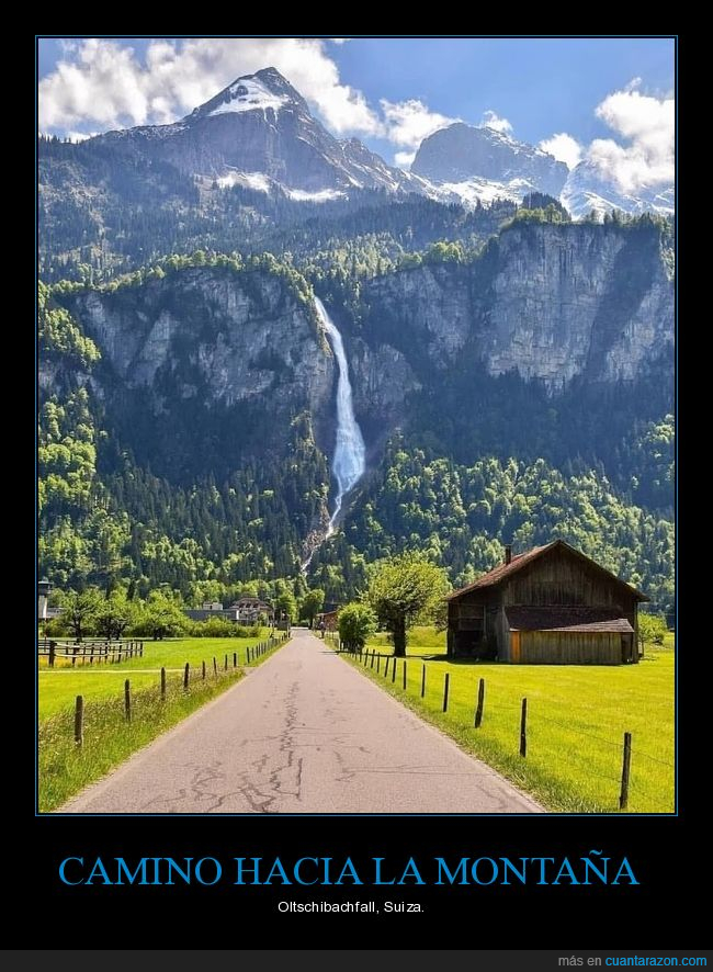 camino,montaña,paisaje,oltschibachfall,suiza