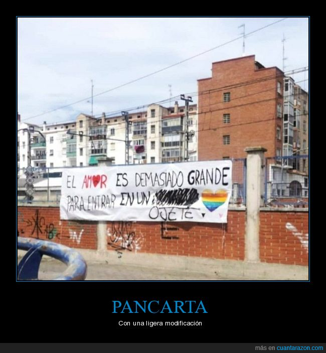 amor,grande,entrar,ojete,pancarta,trolling