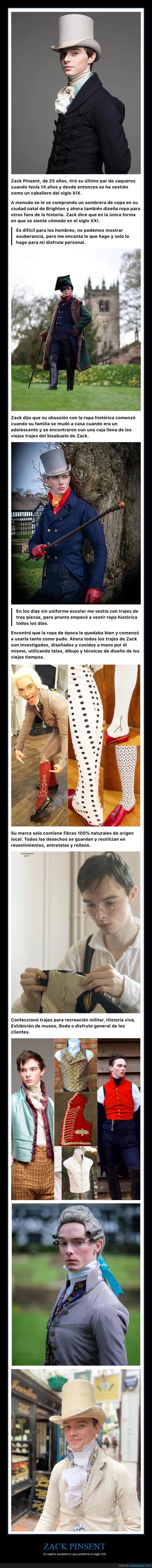 zack pisent,sastre,excéntrico,ropa,siglo xix