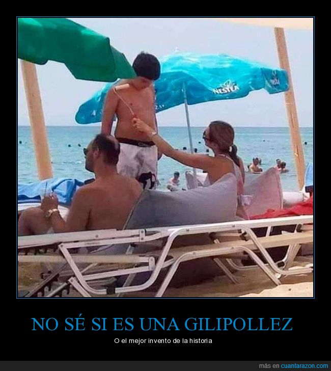 rodillo,protector solar,playa,wtf