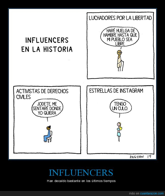 influencers,huelga de hambre,derechos civiles,instagram