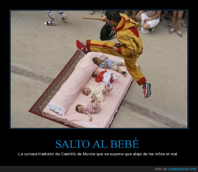 salto,bebé,colacho de castrillo,murcia
