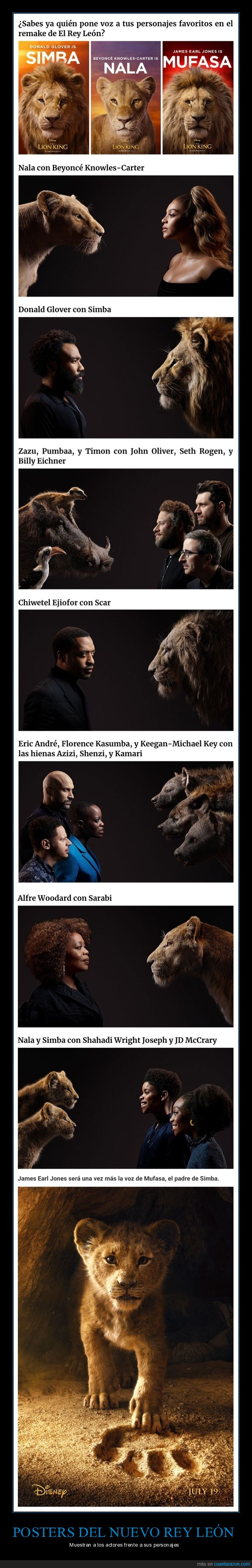 posters,actores,el rey león,cine