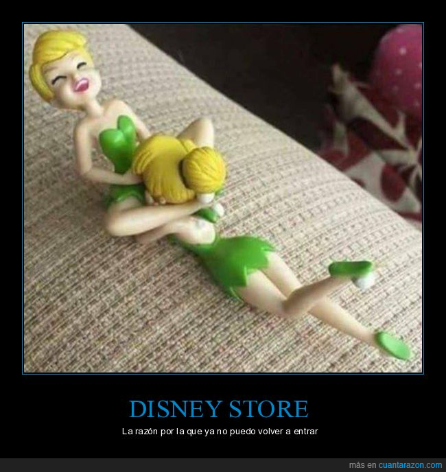 disney store,campanilla,lesbianas,muñecas