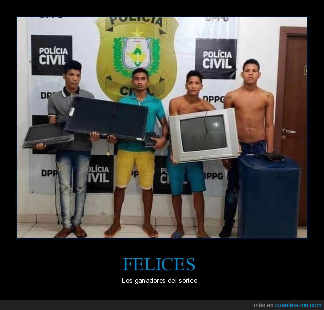 ganadores,sorteo,detenidos