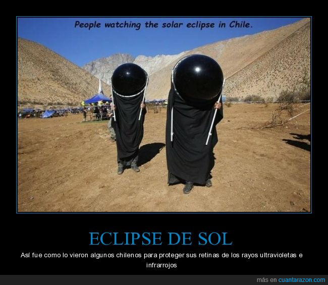 chilenos,mirando,eclipse