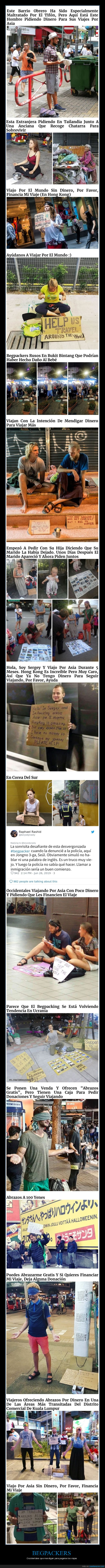 begpackers,occidentales,mendigar,asia,viajar