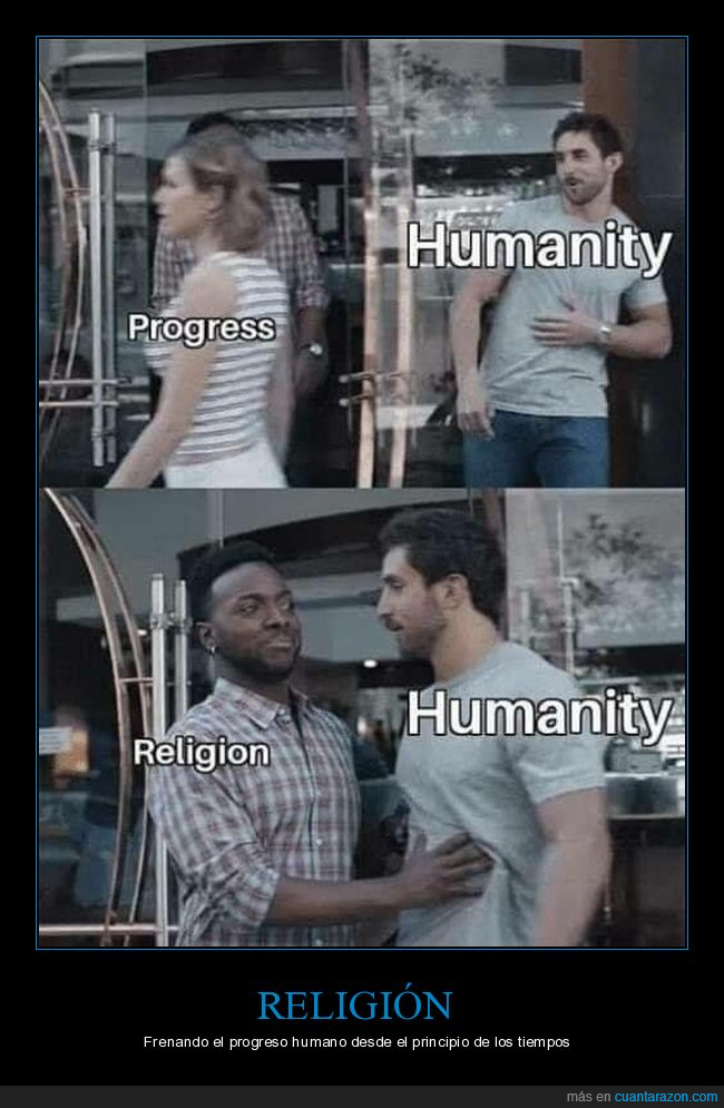 humanidad,progreso,religión