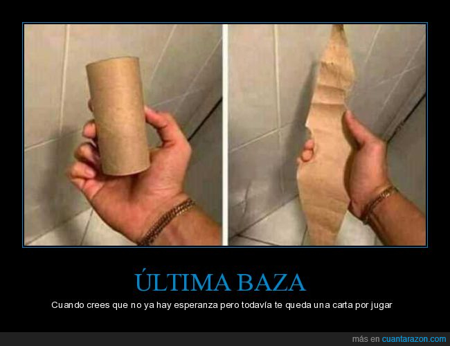 esperanza,papel higiénico