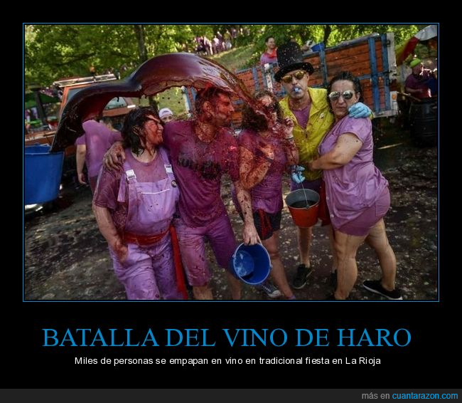 batalla del vino de haro,la rioja