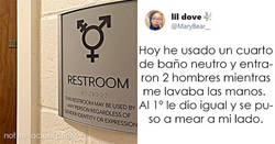 Enlace a Esta mujer se sintió “violentada” cuando un hombre usó un cuarto de baño neutro delante de ella