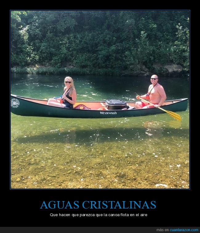 canoa,agua,transparente