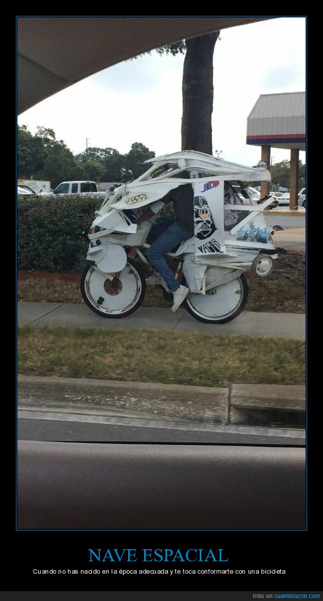 bicicleta,nave espacial,wtf