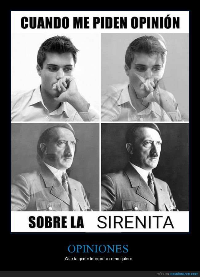 opinión,sirenita,hitler