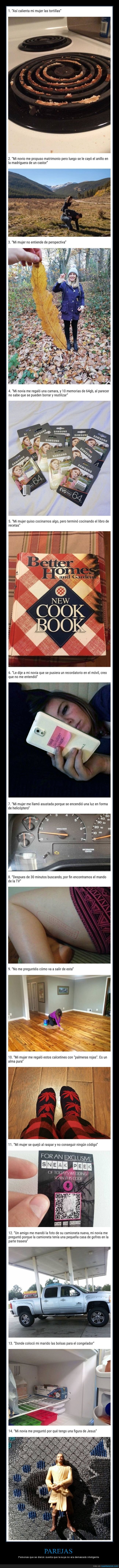 parejas,inteligentes,fails