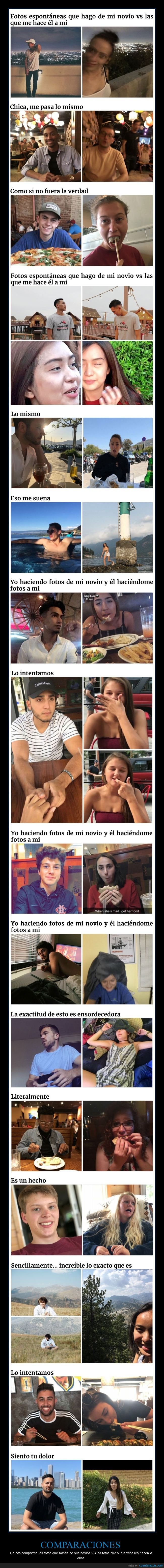 comparaciones,fotos,novios,fails