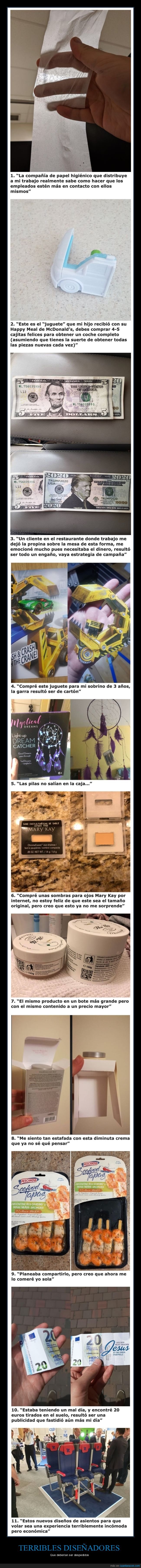 diseñadores,productos,fails