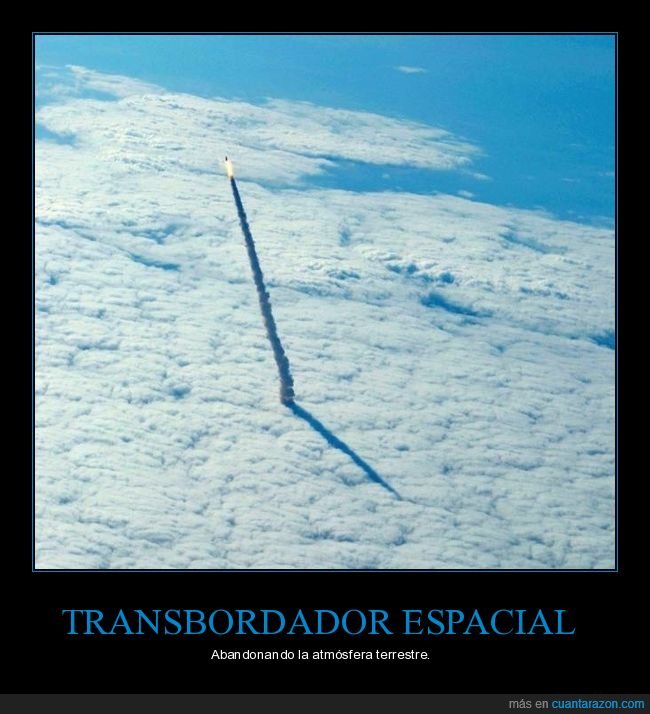 transbordador espacial,atmósfera,nubes