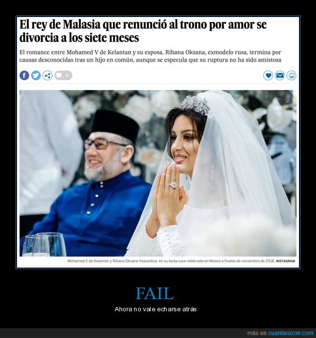 rey,malasia,renunciar,trono,divorcio