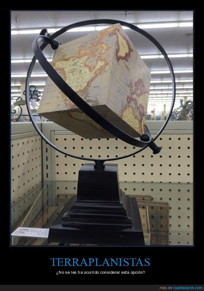 globo terráqueo,cubo,wtf