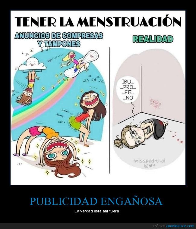 mujeres,menstruaci&oacute;n,regla,compresas,anuncios,realidad