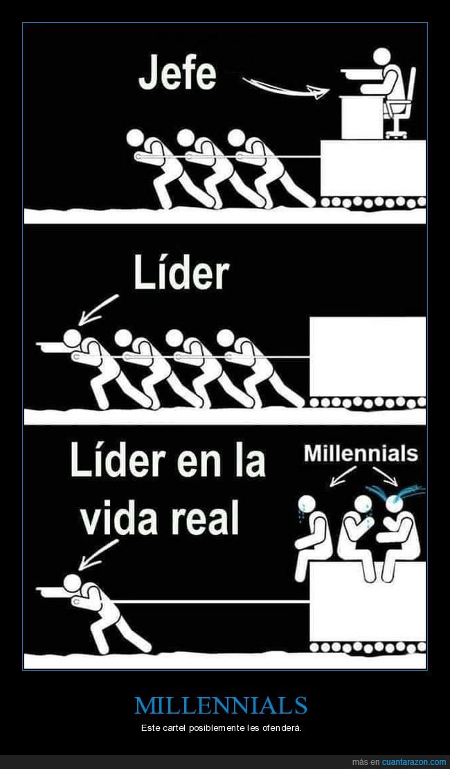 millennials,jefe,líder