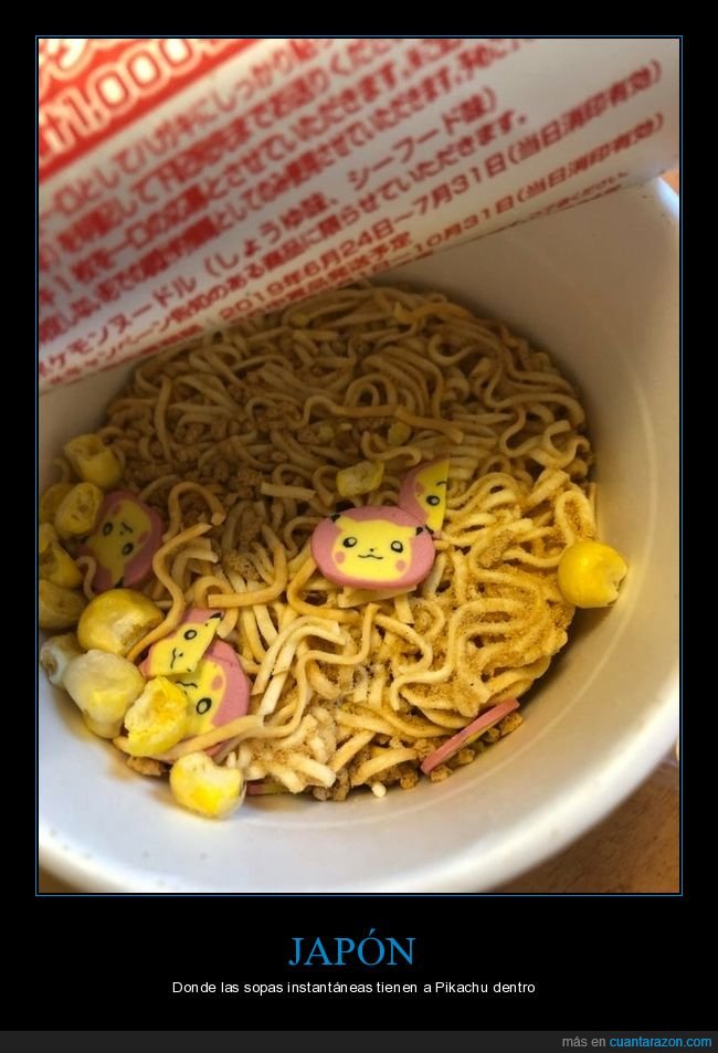 japón,sopa,pikachu,pokemon