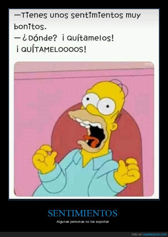 sentimientos,bonitos,quitar,homer,simpsons