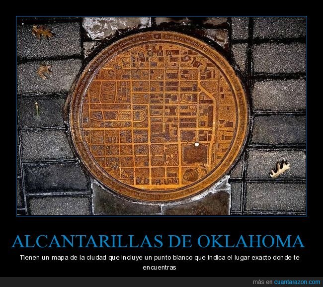 alcantarillas,oklahoma,mapa,curiosidades