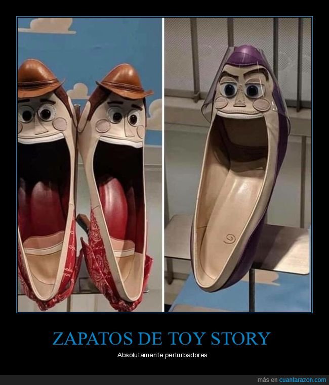 zapatos,toy story,wtf,perturbadores