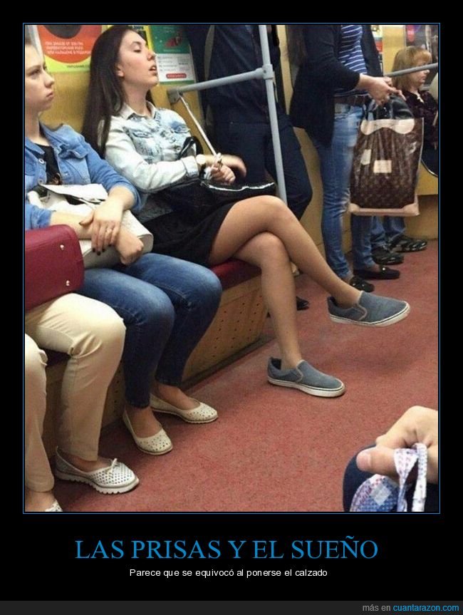 prisas,sueño,zapatillas,grandes,fails