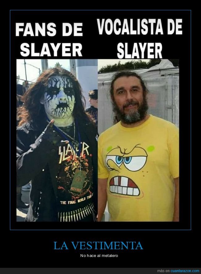 fans,slayer,vocalista,ropa