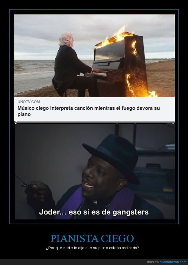 músico,ciego,piano,fuego,wtf,noticias